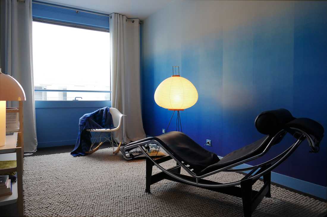 Salle de repos amenagée par un architecte d'interieur des Pays de la Loire