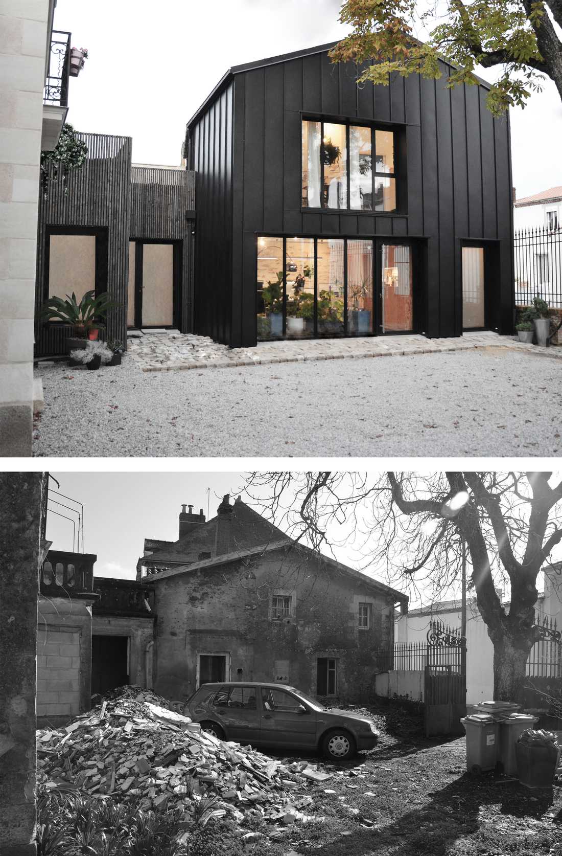 Energy renovation as part of the complete renovation of a house by an architect in Loire Atlantique