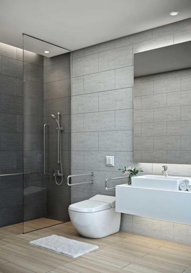 Un architecte à Nantes aménage une salle de bain adaptée aux personnes en situation de handicap