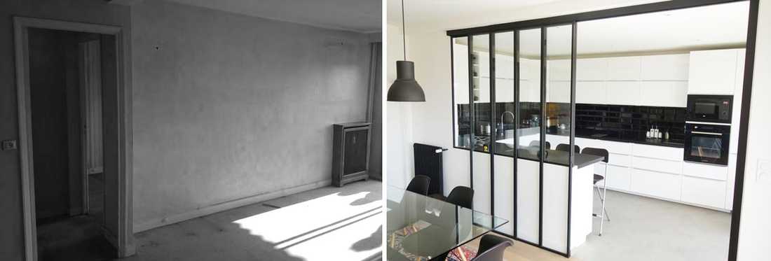 Aménagement d'une salle à manger par un architecte d'intérieur en Loire Atlantique