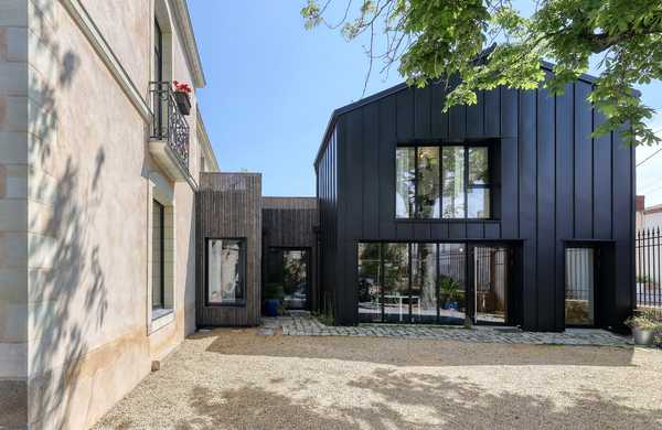 Réhabilitation et extension d'une maison du 19ème siècle à Nantes