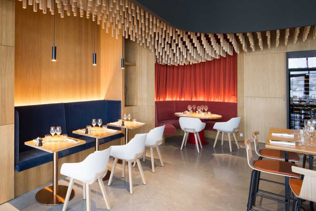 Design intérieur d'un restaurant en Loire Atlantique