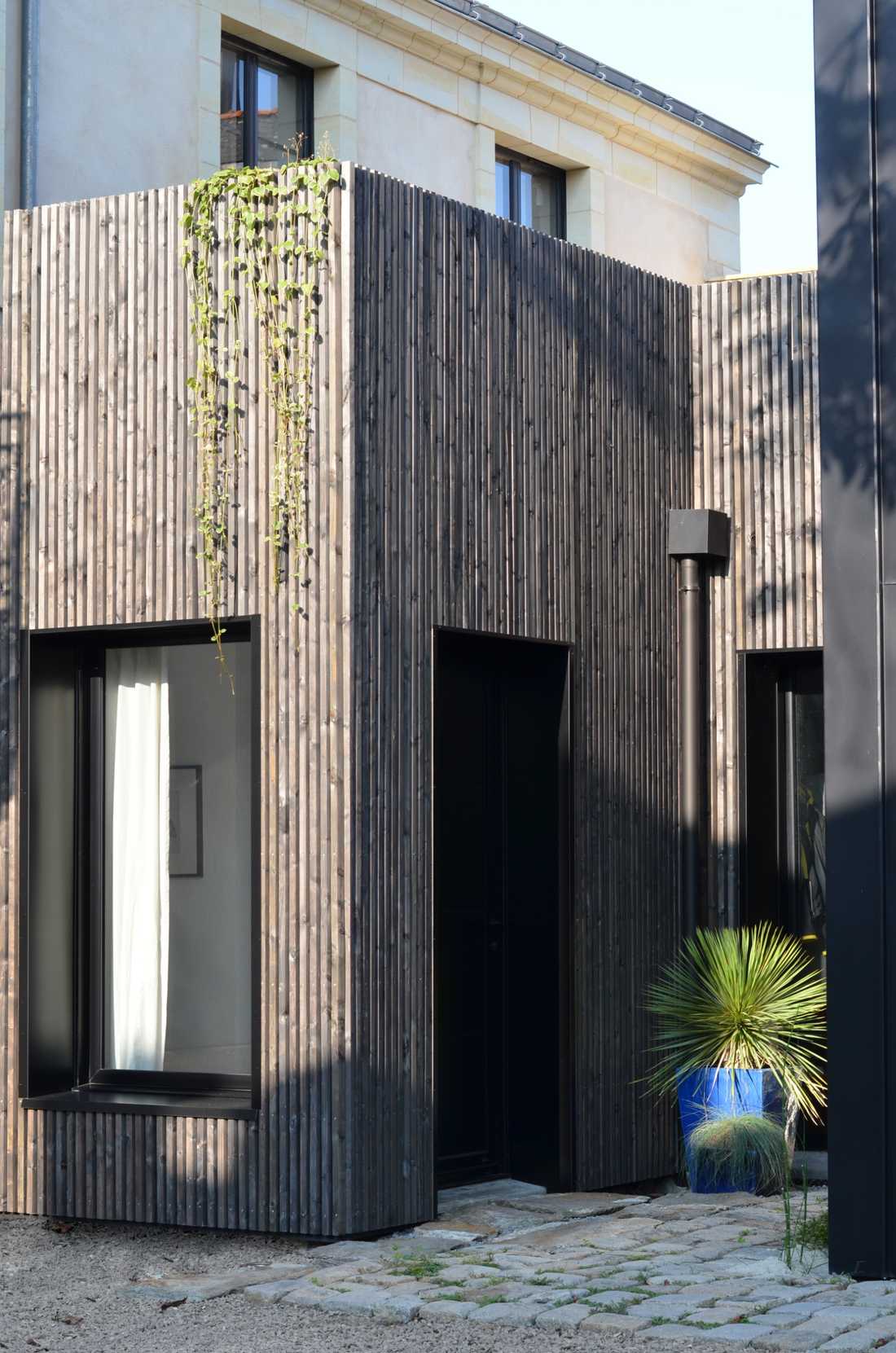 Extension of an old house carried out by an architect in Nantes