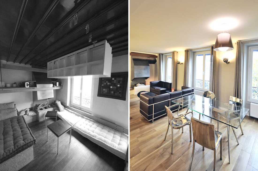 Aménagement d'un appartement atypique par un architecte d'intérieur à Nantes