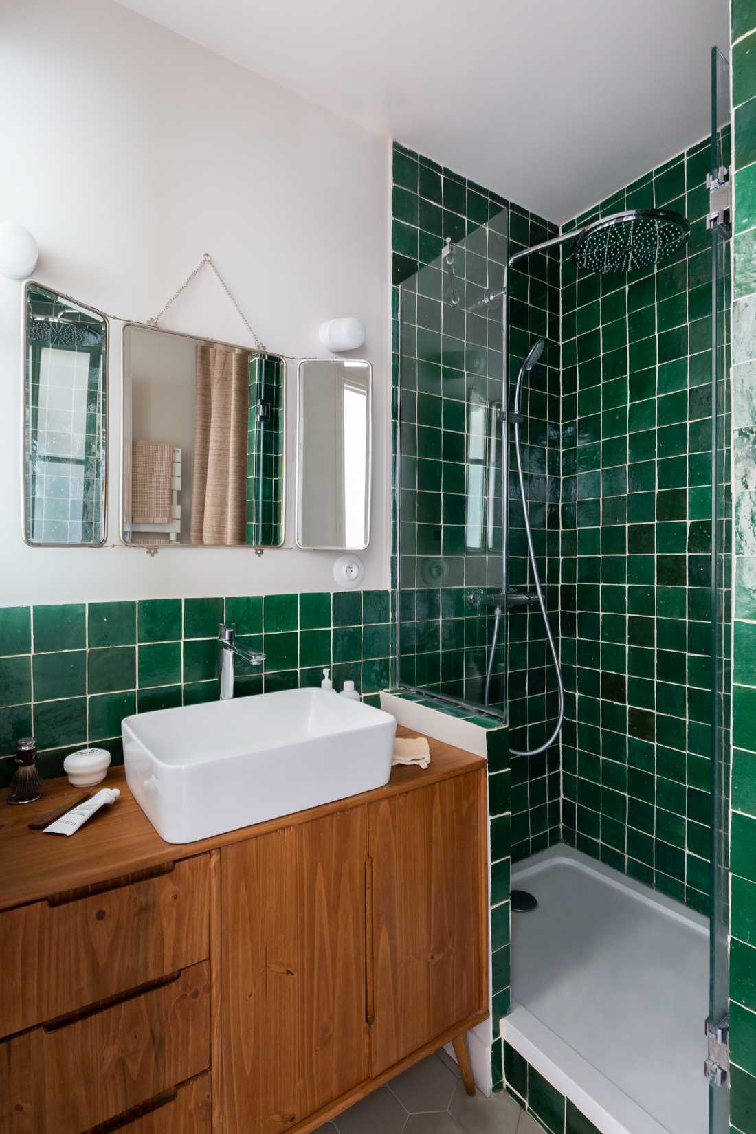Relooking d'intérieur d'une salle de bain avec un décorateur d'intérieur in Loire Atlantique