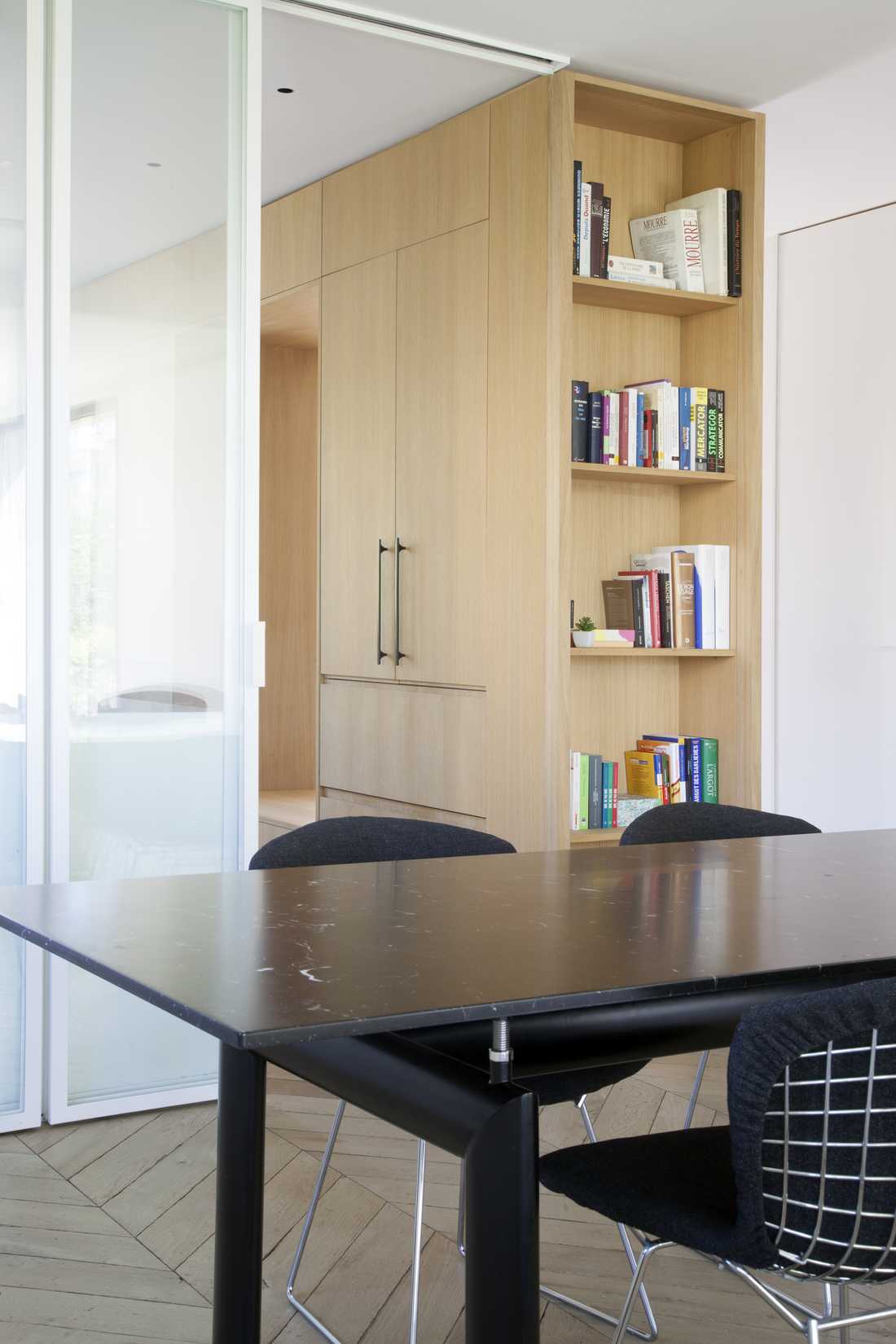 Salle à manger rénovée par un architecte d'intérieur à Nantes