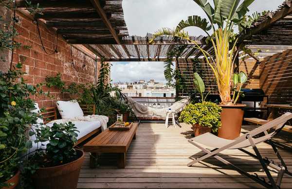 Aménagement d'un toit-terrasse en bois