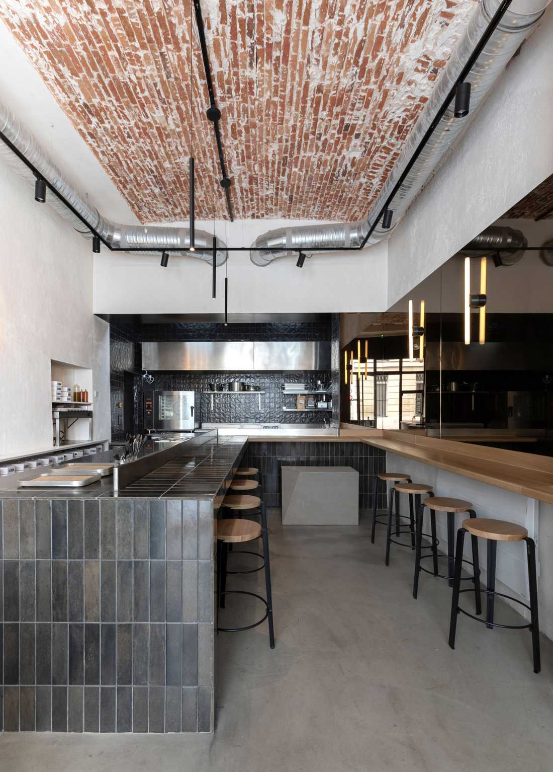 Restaurant à Nantes aménagé par un spécialiste de l'architecture commerciale