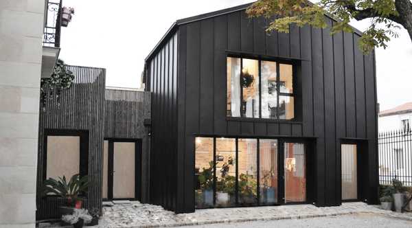 Extension d'une maison de ville réalisée par un architecte à Nantes