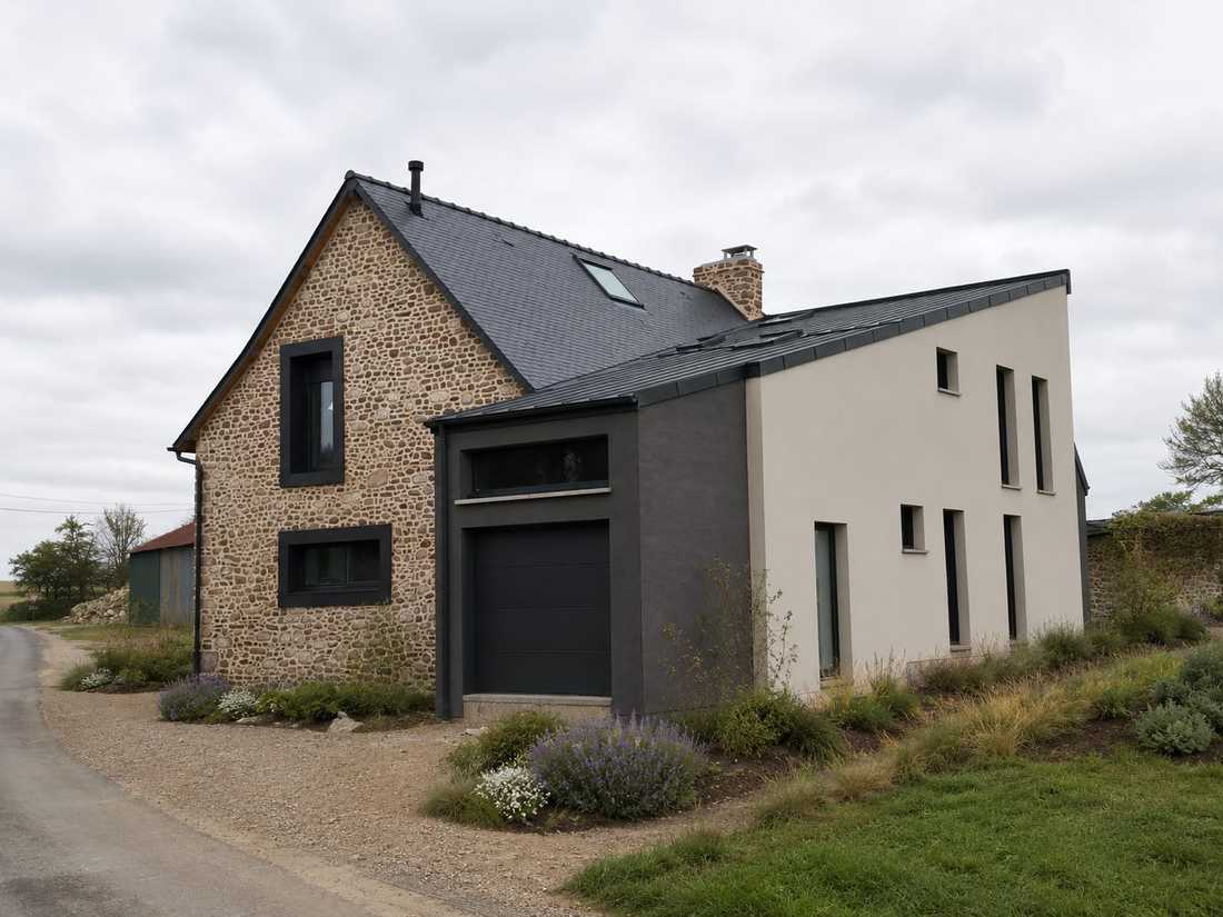 Extension réalisée par un architecte DPLG