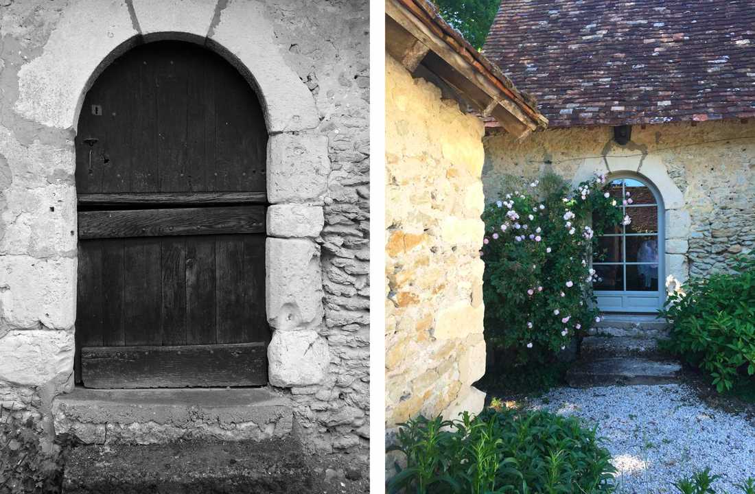 Restauration d'un ensemble de batiments du 16e siècle par un jardinier paysagiste des Pays de la Loire