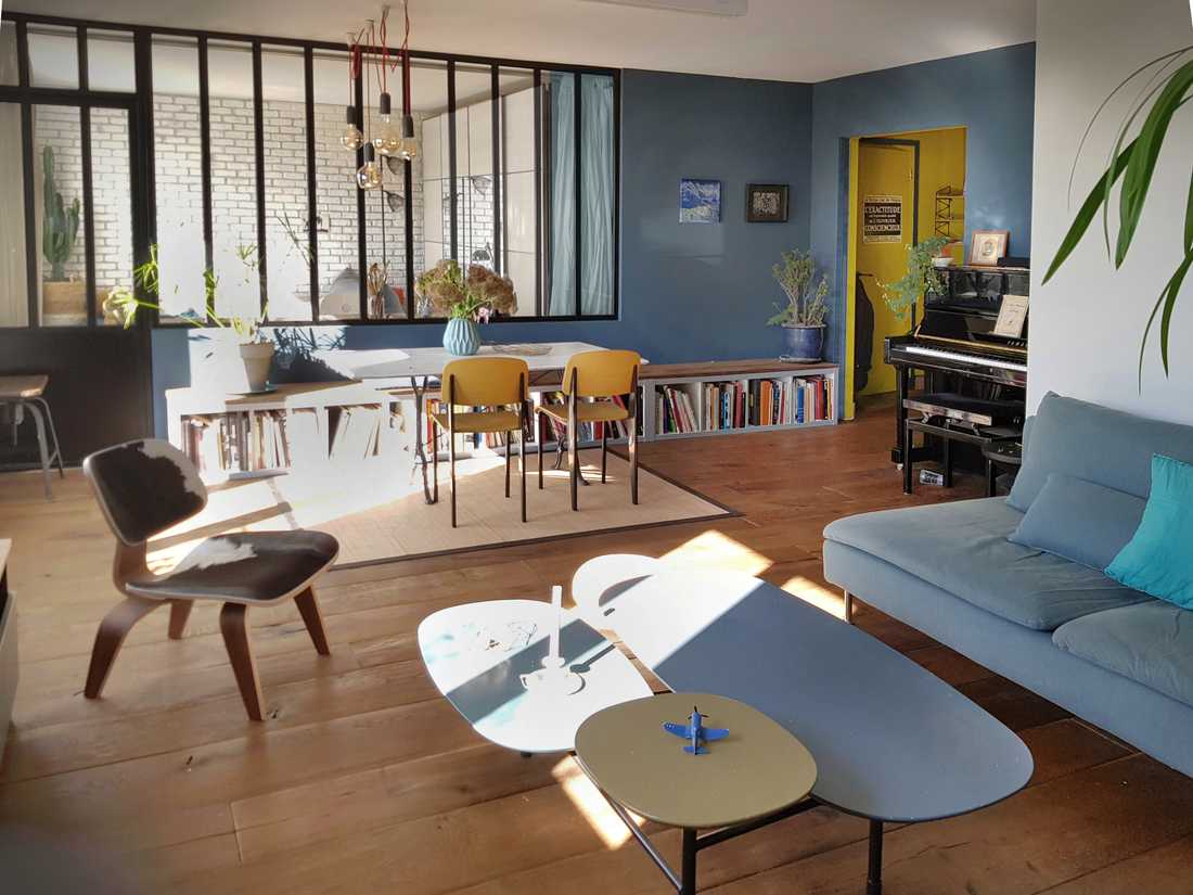 Rénovation d'un appartement de 70m2 par un architecte d'intérieur à Nantes