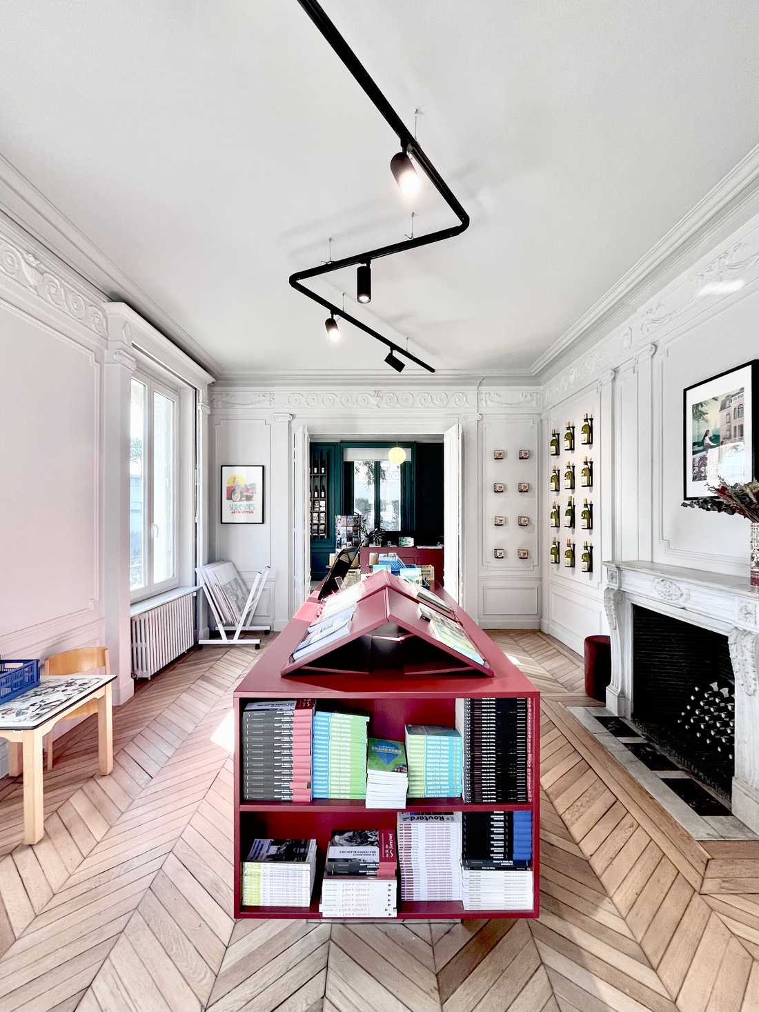Aménagement de la boutique d'un musée par un architecte d'intérieur à Nantes