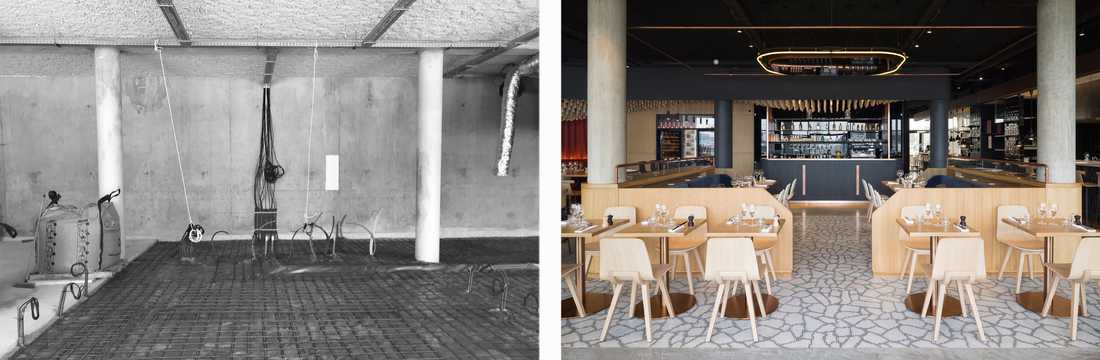 Avant-après : Aménagement d'un restaurant par un architecte intérieur à Nantes