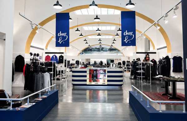 Retail design of an Agnès b. store