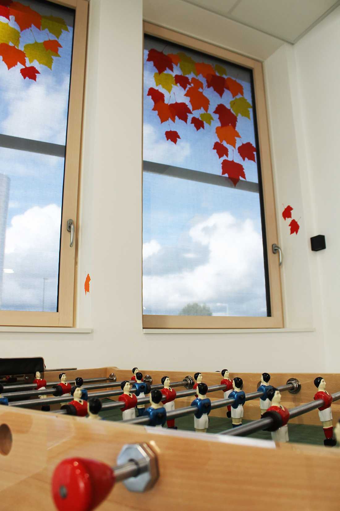 Baby foot accessible dans l'espace convivialité d'une entreprise