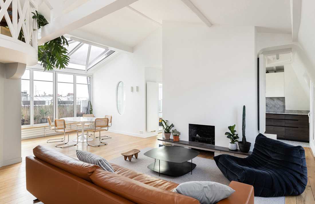 Rénovation d’un appartement atypique par un architecte d'intérieur à Nantes