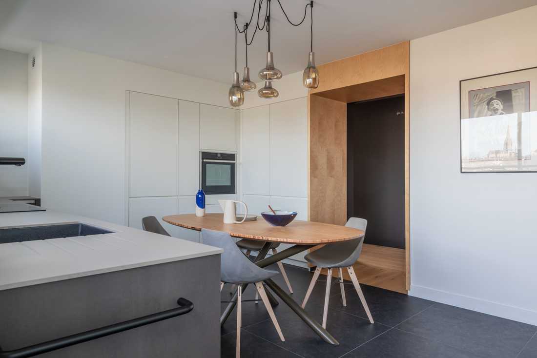 Table à manger dessinée sur mesure