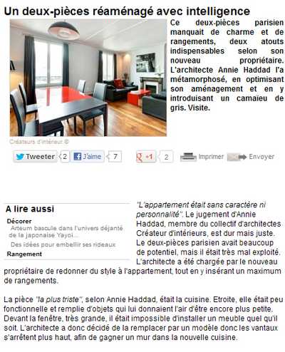 Article sur la rénovation d'un appartement deux-pièces