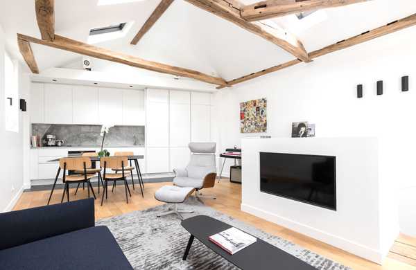 Modernisation d’un appartement duplex sous les combles par un architecte à Nantes