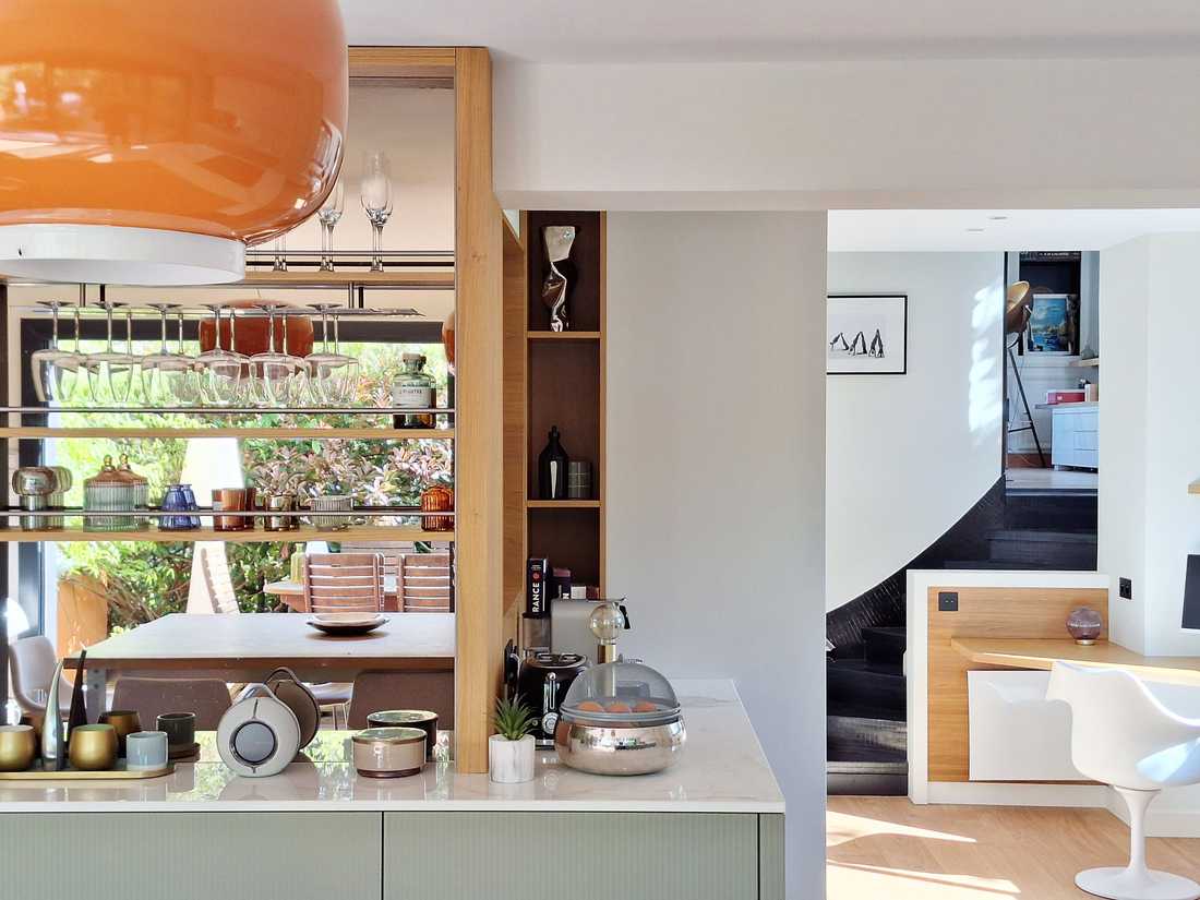 Cuisine avec ilot central