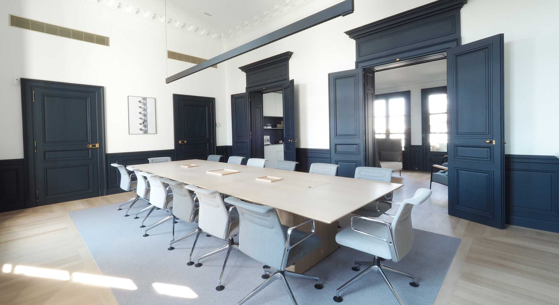 Aménagement des bureaux d'une entreprise par un architecte à Nantes