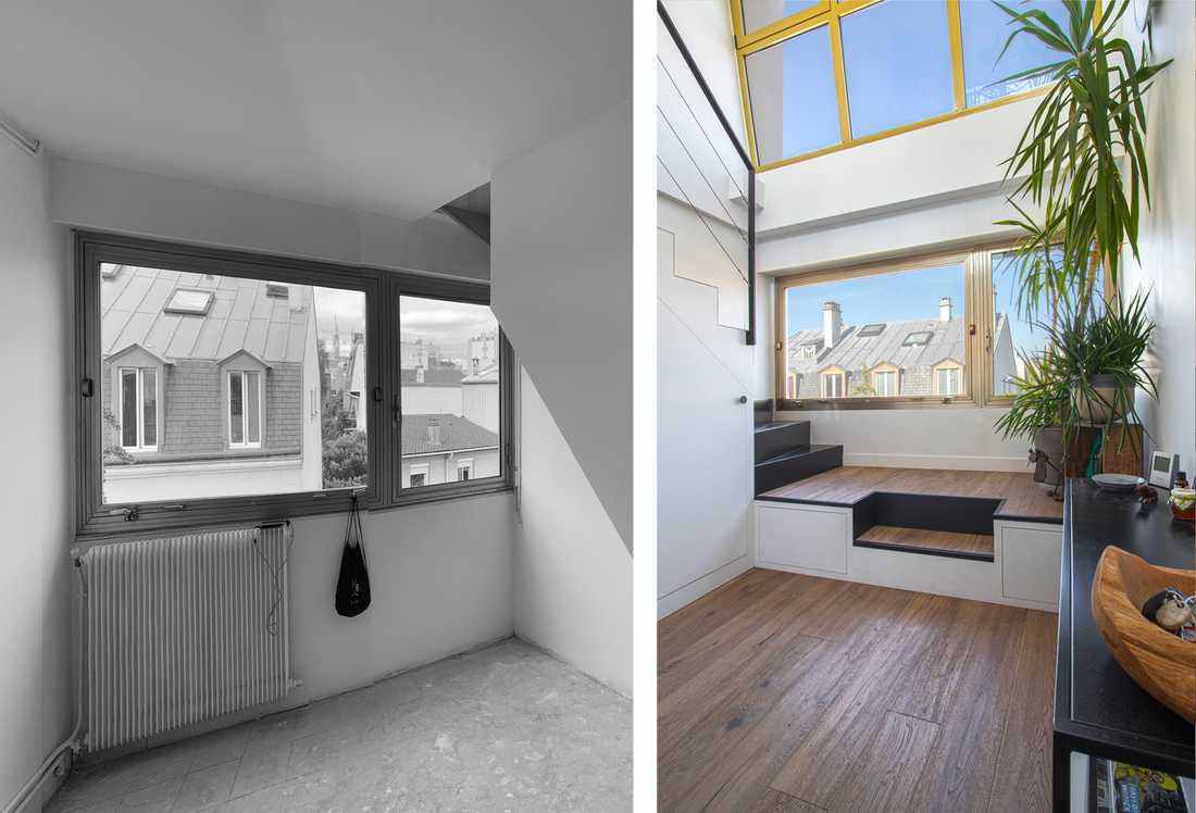 Avant-Après : Rénovation d'un duplex par un architecte d'intérieur à Nantes