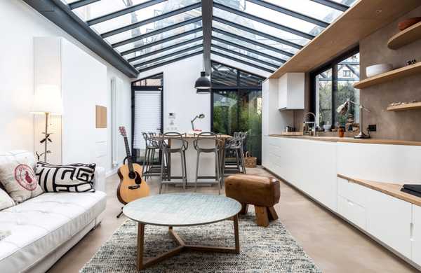 Restructuration complète d'un loft au style industriel par un architecte d'intérieur à Nantes