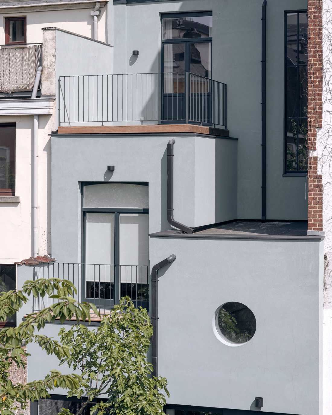 Extension d'une maison de ville conçue par un architecte à Nantes