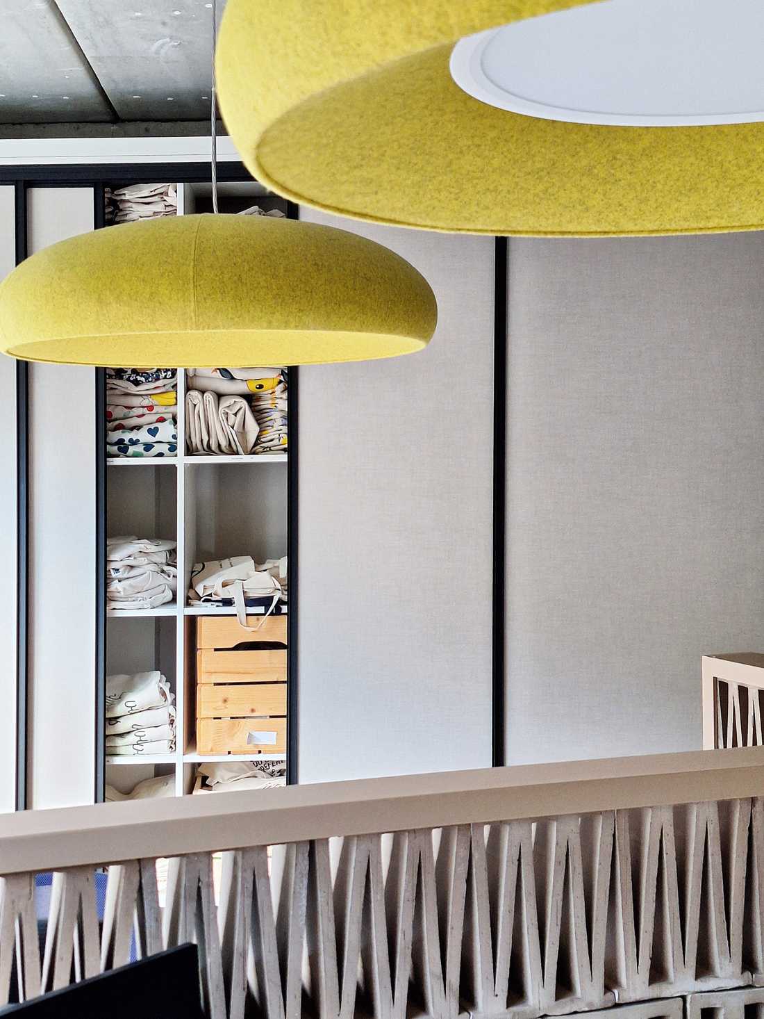 Luminaire acoustique BuzziShade vert