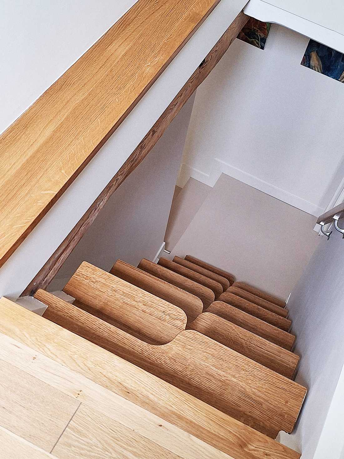 Escalier aménagé par un architecte d'intérieur