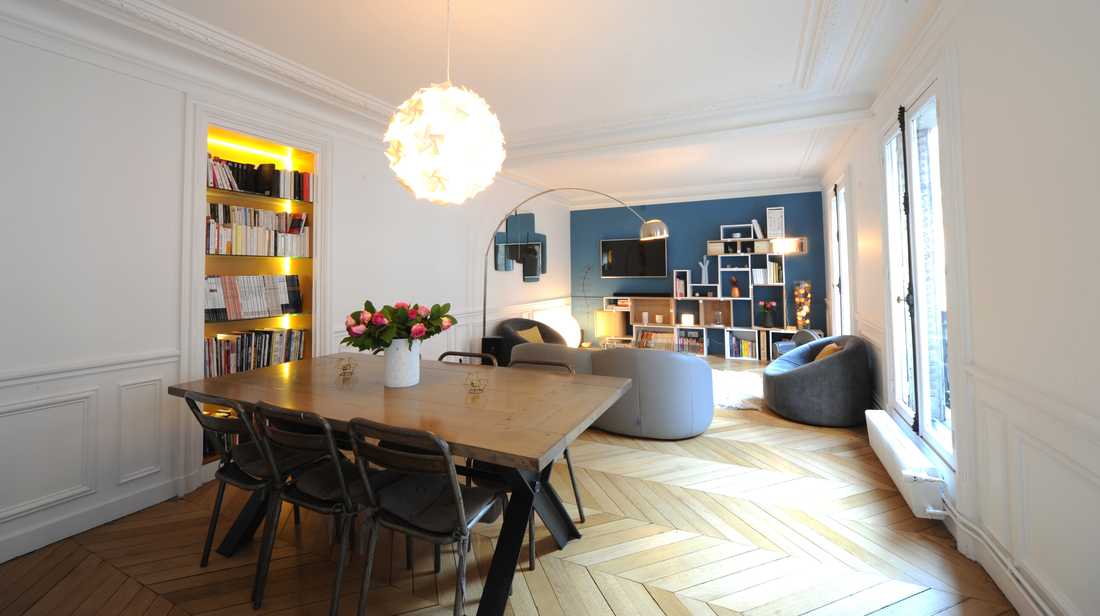 Renovation d'un appartement 4 pièces de 78m2 par un architecte d'intérieur à Nantes