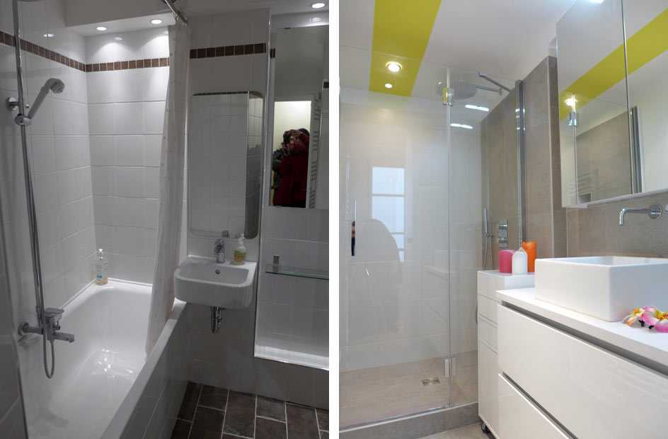 Rénovation d’une salle de bain par un architecte d’intérieur à Nantes